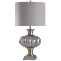 Mercury Glass Table Lamp 36"H