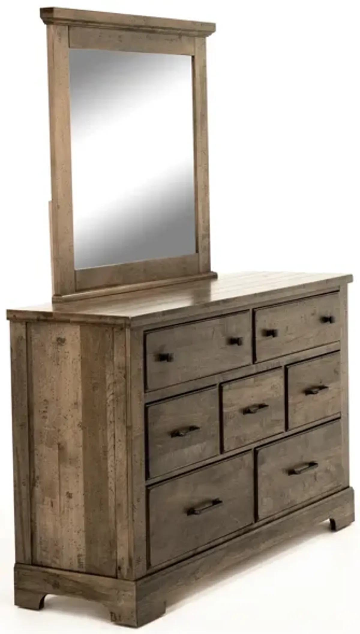 Cool Rustic Mirror, Grey