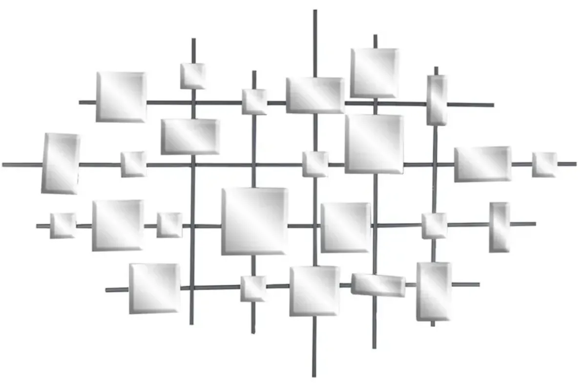 Grid Mirror 28"W x 44"H