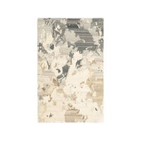 Anastasia Cream/Tan/Grey Area Rug 8'W x 10'L