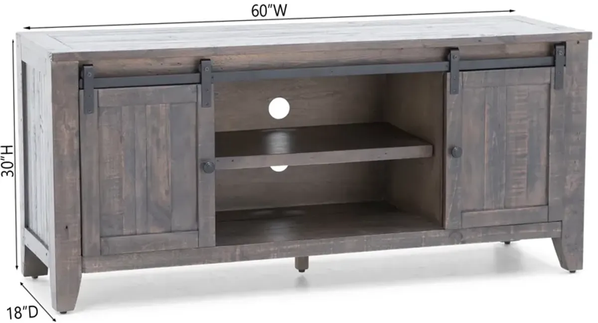 Madison County 60" Entertainment Console