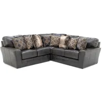 Camden 3-Pc. Leather Sectional 