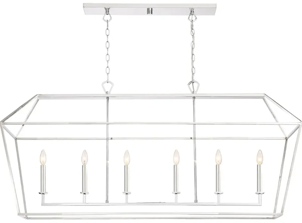 Aviary Chandelier 54"W x 16"D x 25.5"H