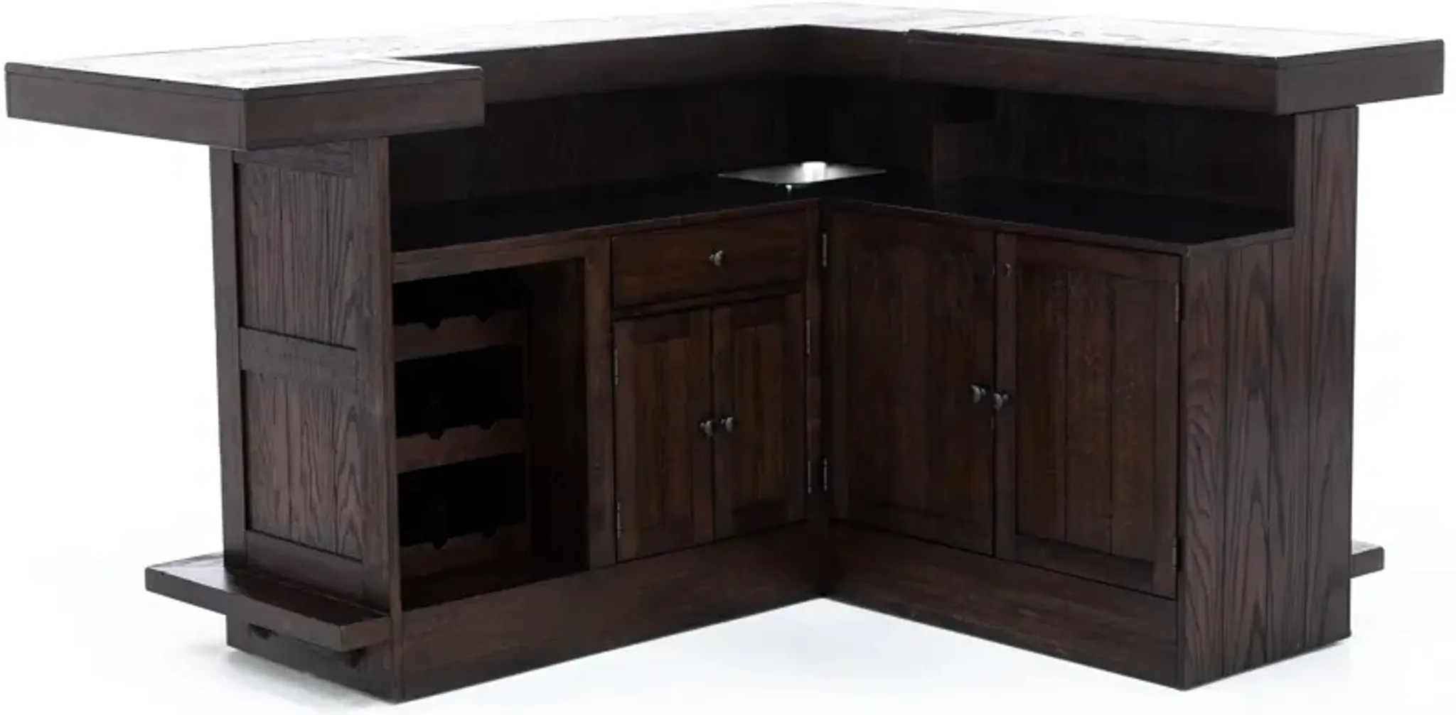 Gettysburg Front Bar and Return Bar | Furniture.com