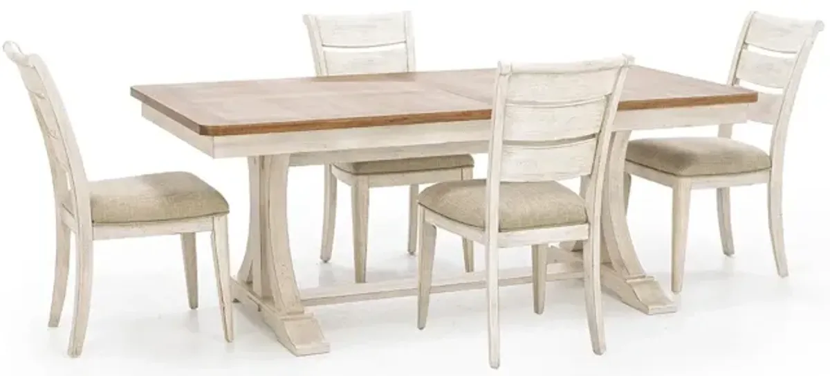 Farmhouse Reimagined 78-96" Trestle Dining Table
