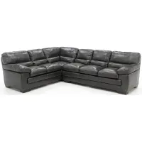 Midos 2-Pc. Leather Sectional with Left Corner Sofa