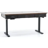 Estate Black Electric Sit and Stand Desk