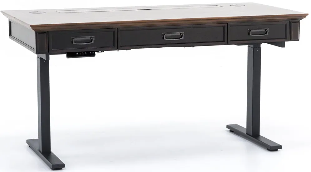 Estate Black Electric Sit and Stand Desk