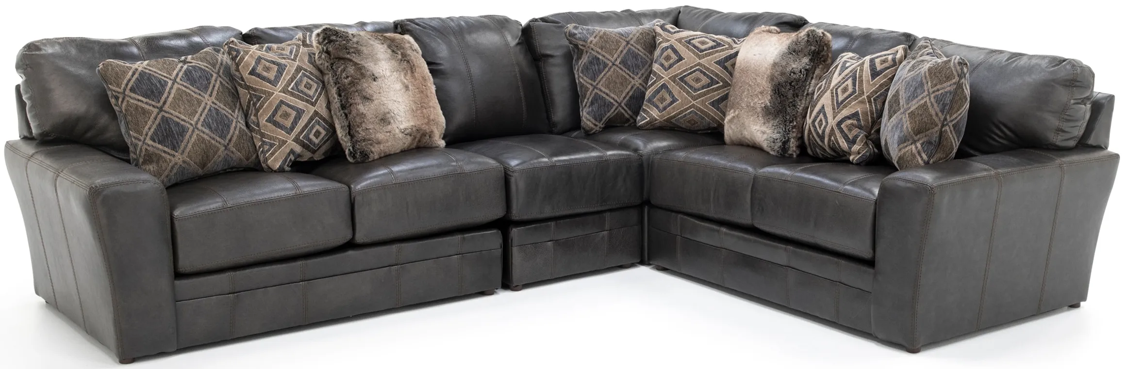 Camden 4-Pc. Leather Sectional 