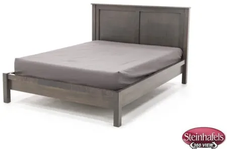 Witmer Taylor J Grey Queen Panel Bed with 45" Headboard