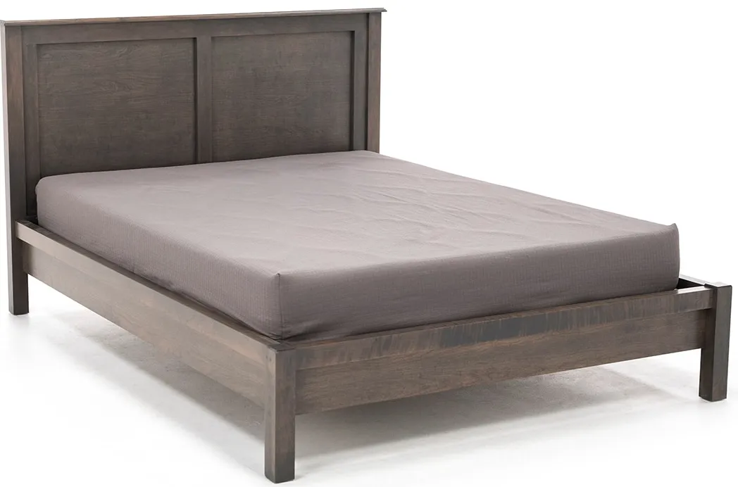 Witmer Taylor J Grey Queen Panel Bed with 45" Headboard