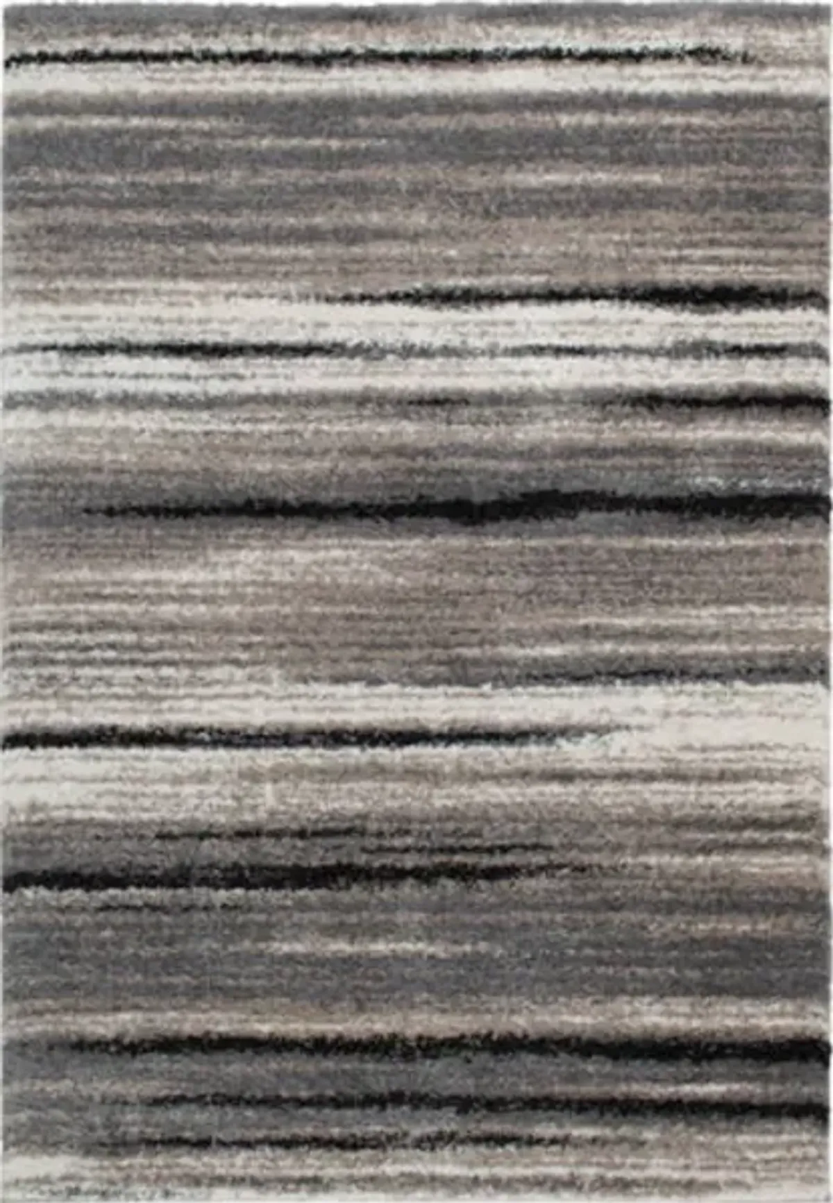 Tulsa Charcoal/Multi Area Rug 5'W x 7'3"L