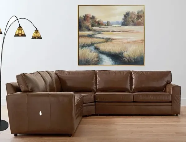 Marley 3-Lite Tiffany-Style Arc Floor Lamp 79"H