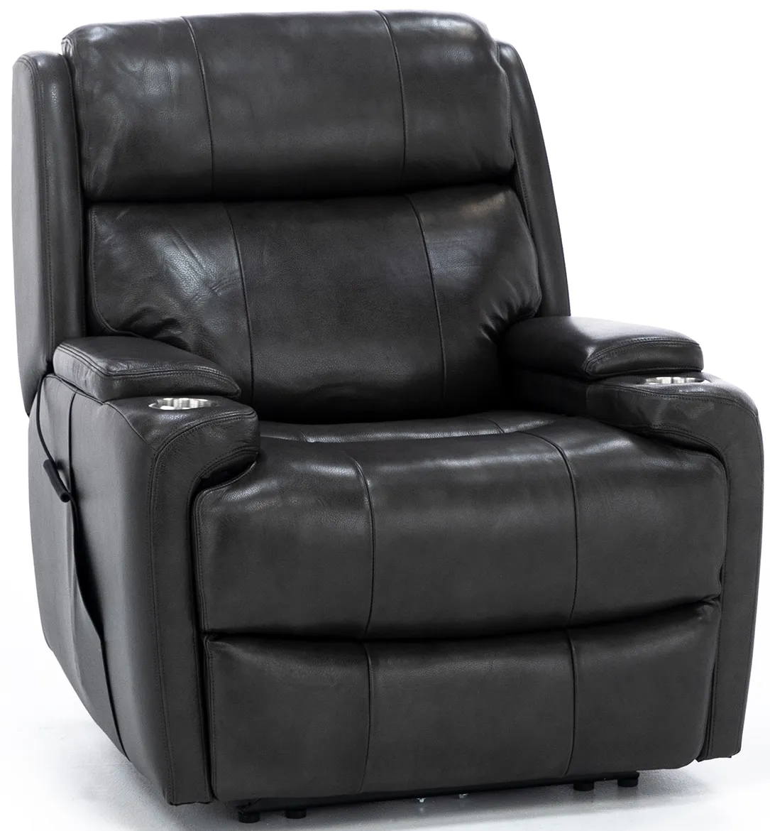 Direct Designs® Bishop Leather Fully Loaded Recliner with Massage