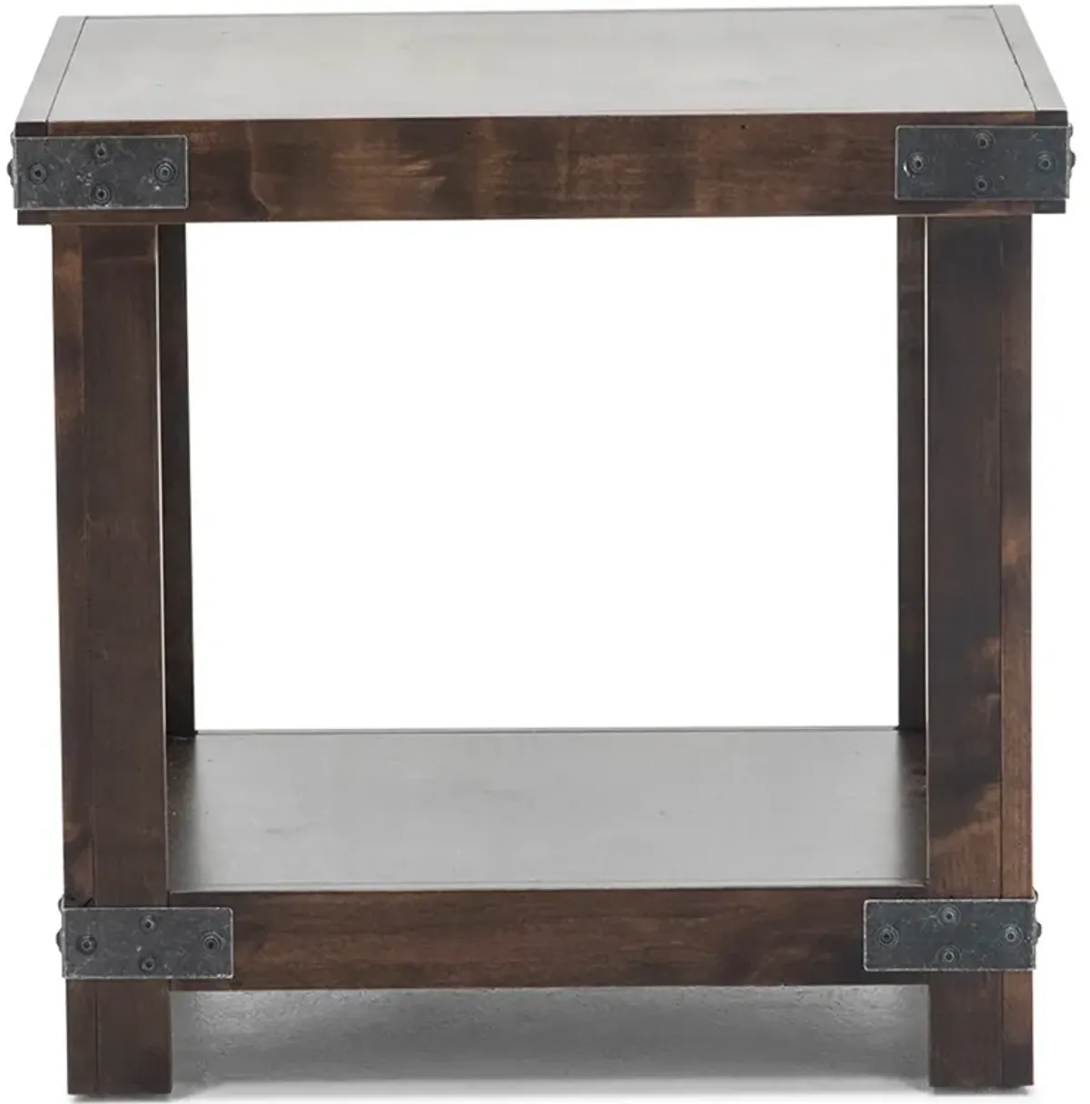 Industrial Tobacco End Table