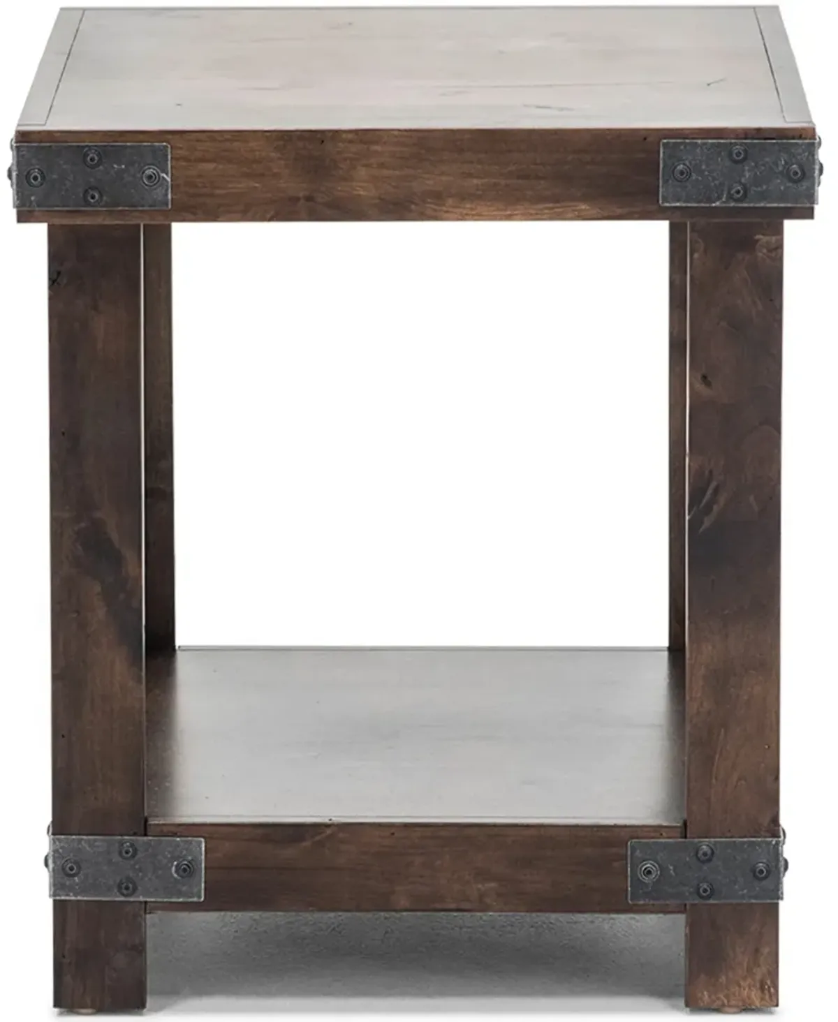 Industrial Tobacco End Table