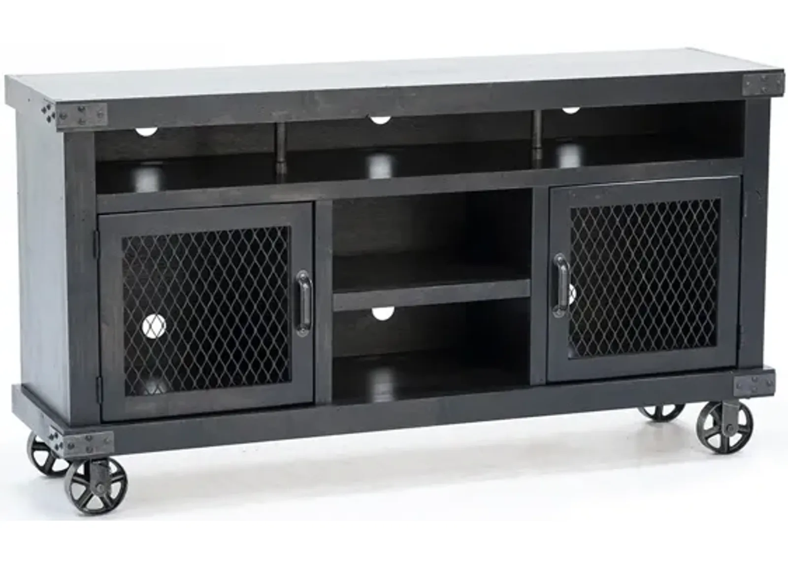 Industrial Ghost Black 65" Entertainment Console