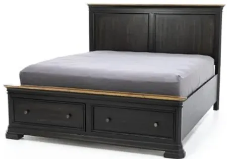 Grand Louie Queen Panel Storage Bed 