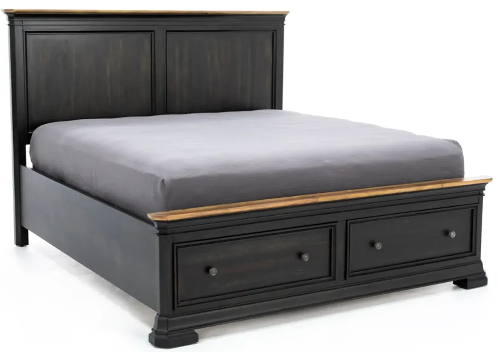 Grand Louie Queen Panel Storage Bed 