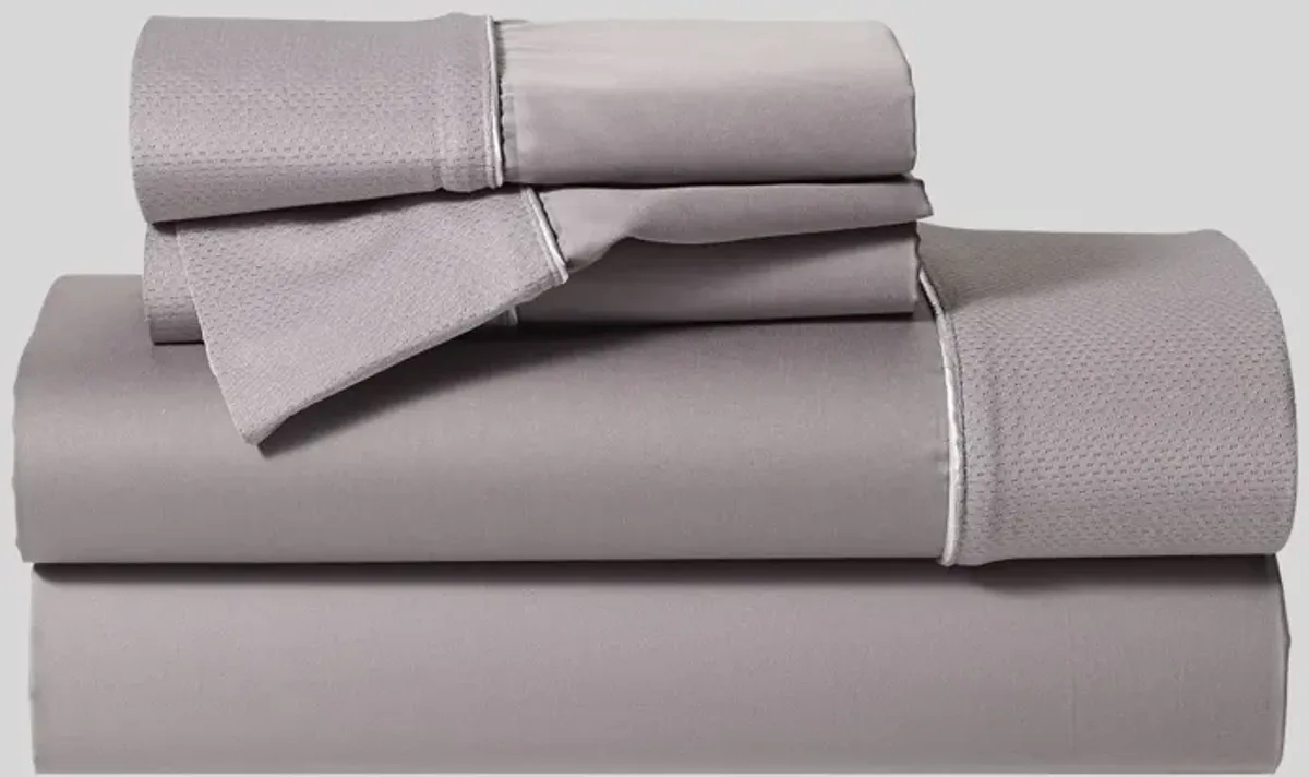 Hyper Cotton Grey California King Sheet