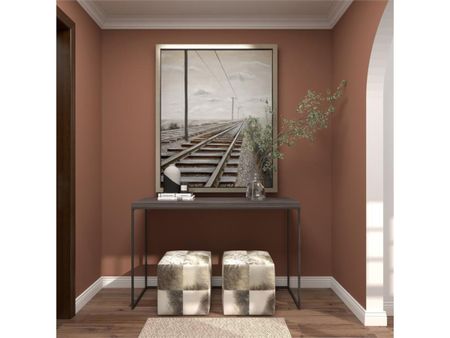 Train Track Canvas Art 43"W X 53"H