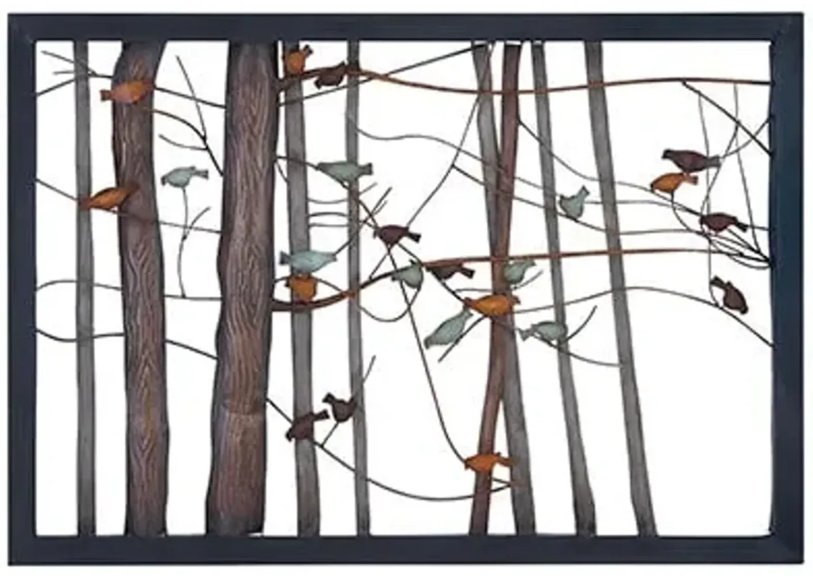 Bird and Branches Metal Wall Decor 39"W x 27"H