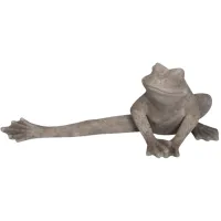 Side Leg Frog Figure 14"W x 5"H