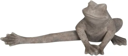 Side Leg Frog Figure 14"W x 5"H