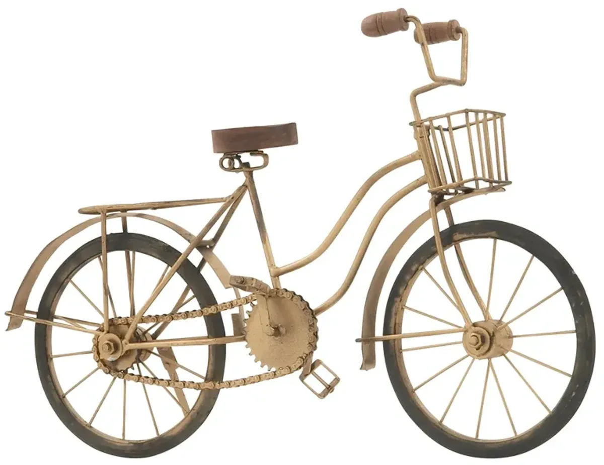 Metal Bicycle Decor 19"W x 12"H
