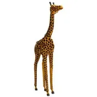 Giraffe Animal Statue 36"H