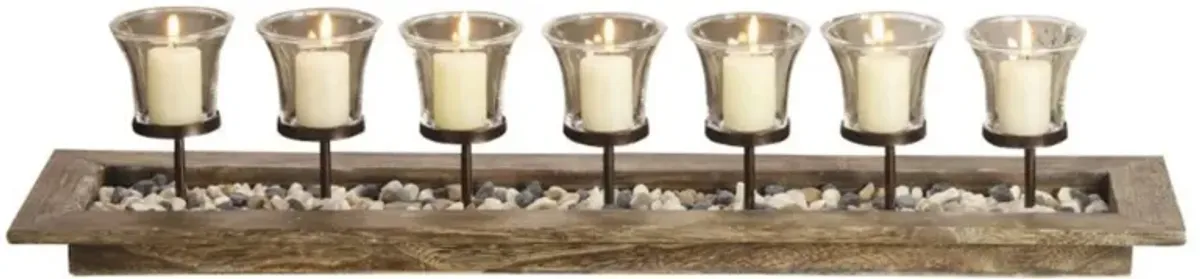 Firenza Votive Centerpiece 31"W