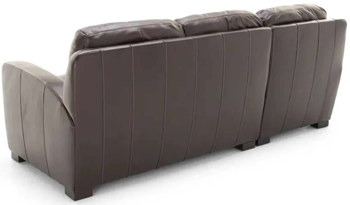 Carson 2-Pc. Leather Chaise Sofa