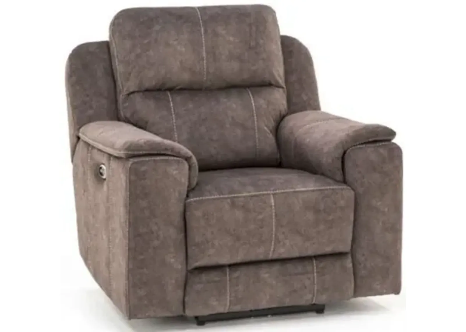 Tenor Power Headrest Recliner in Cocoa