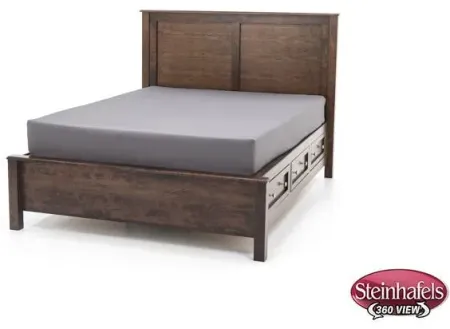 Witmer Taylor J Queen Storage Bed with 52" Headboard in Finish 16