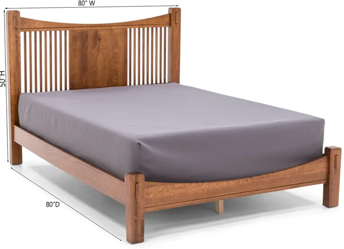 Witmer Heartland King Slat Bed w/Slat Footboard