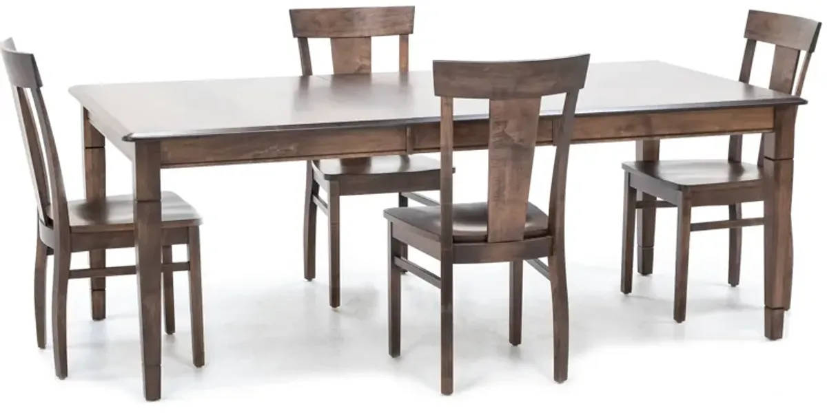 Anniversary II 66-84" Standard Height Table in Walnut