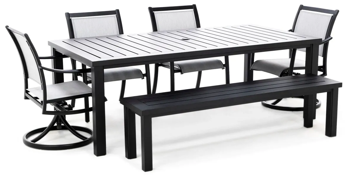 Sherwood Rectangular Slat Table