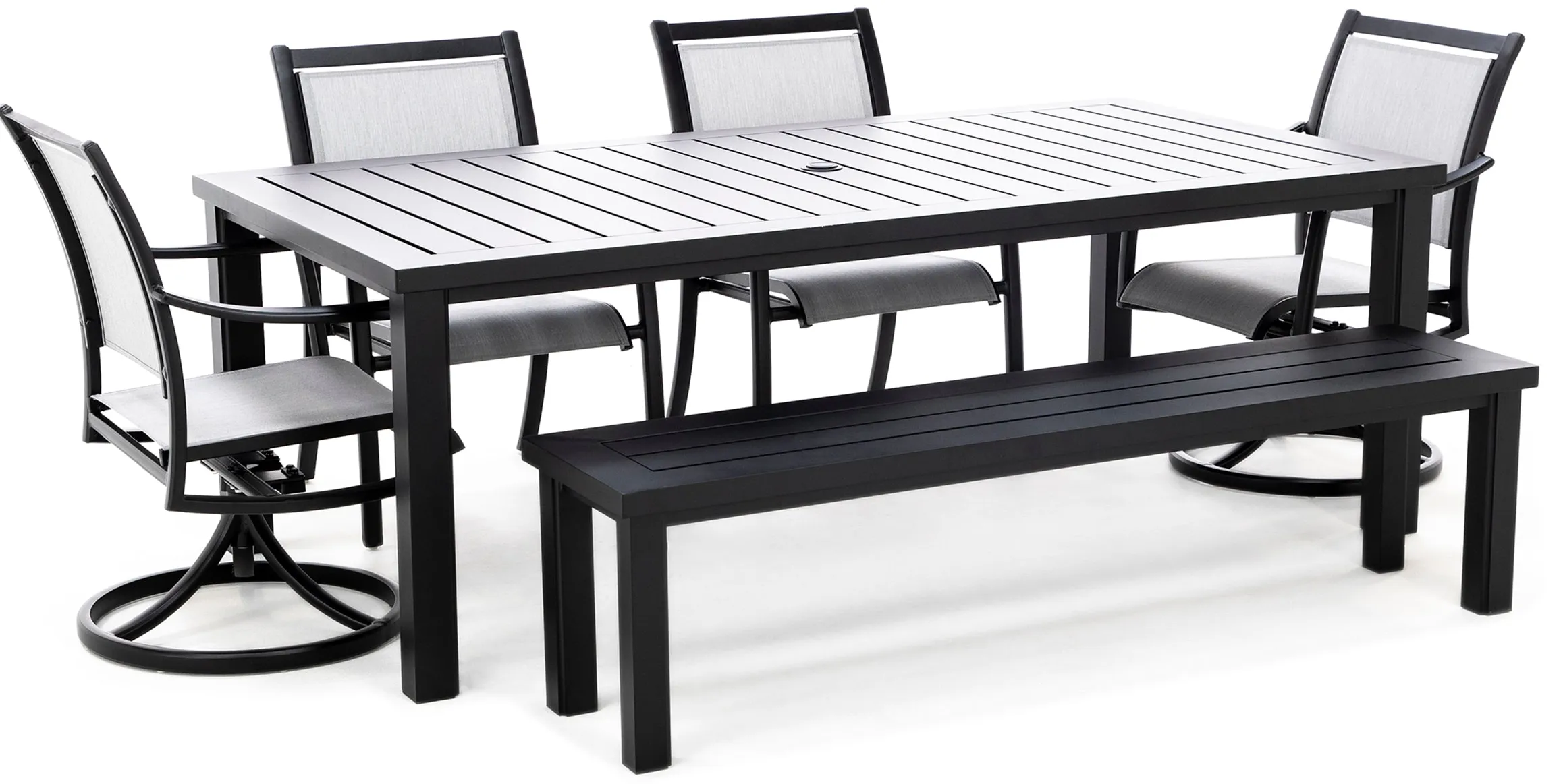 Sherwood Rectangular Slat Table