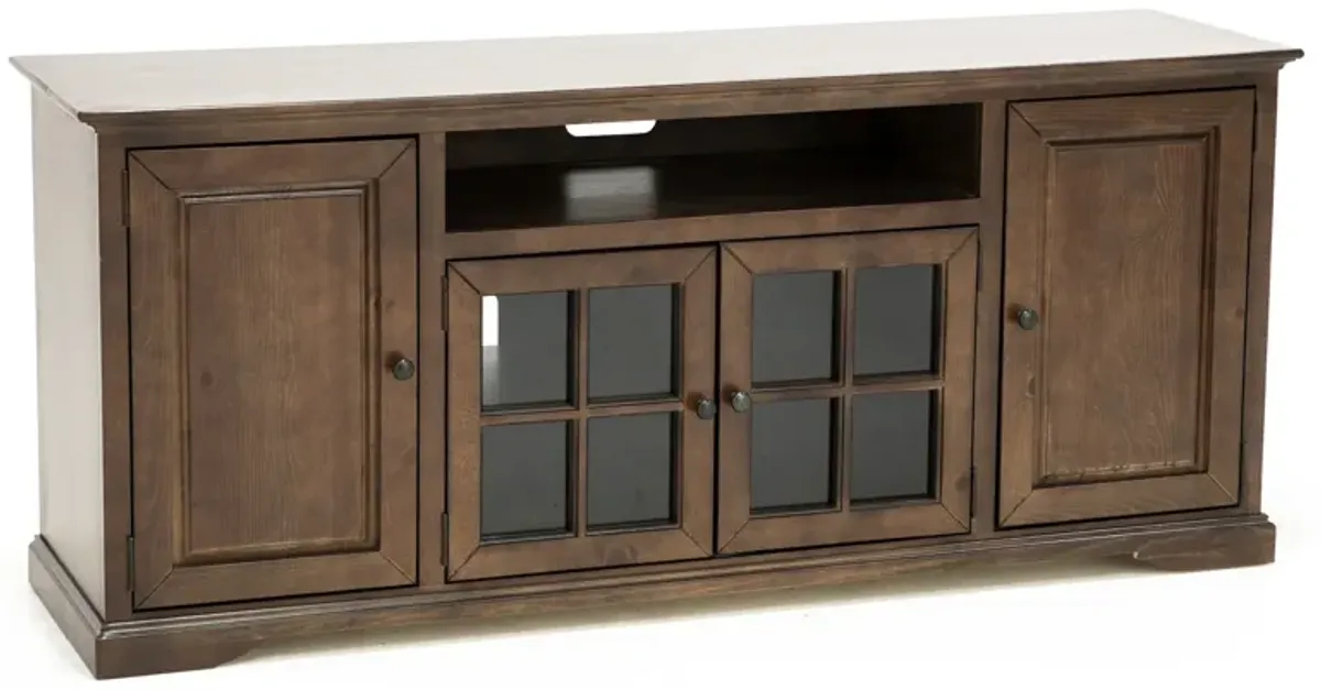 Hamilton 74" Auburn Cherry Entertainment Console