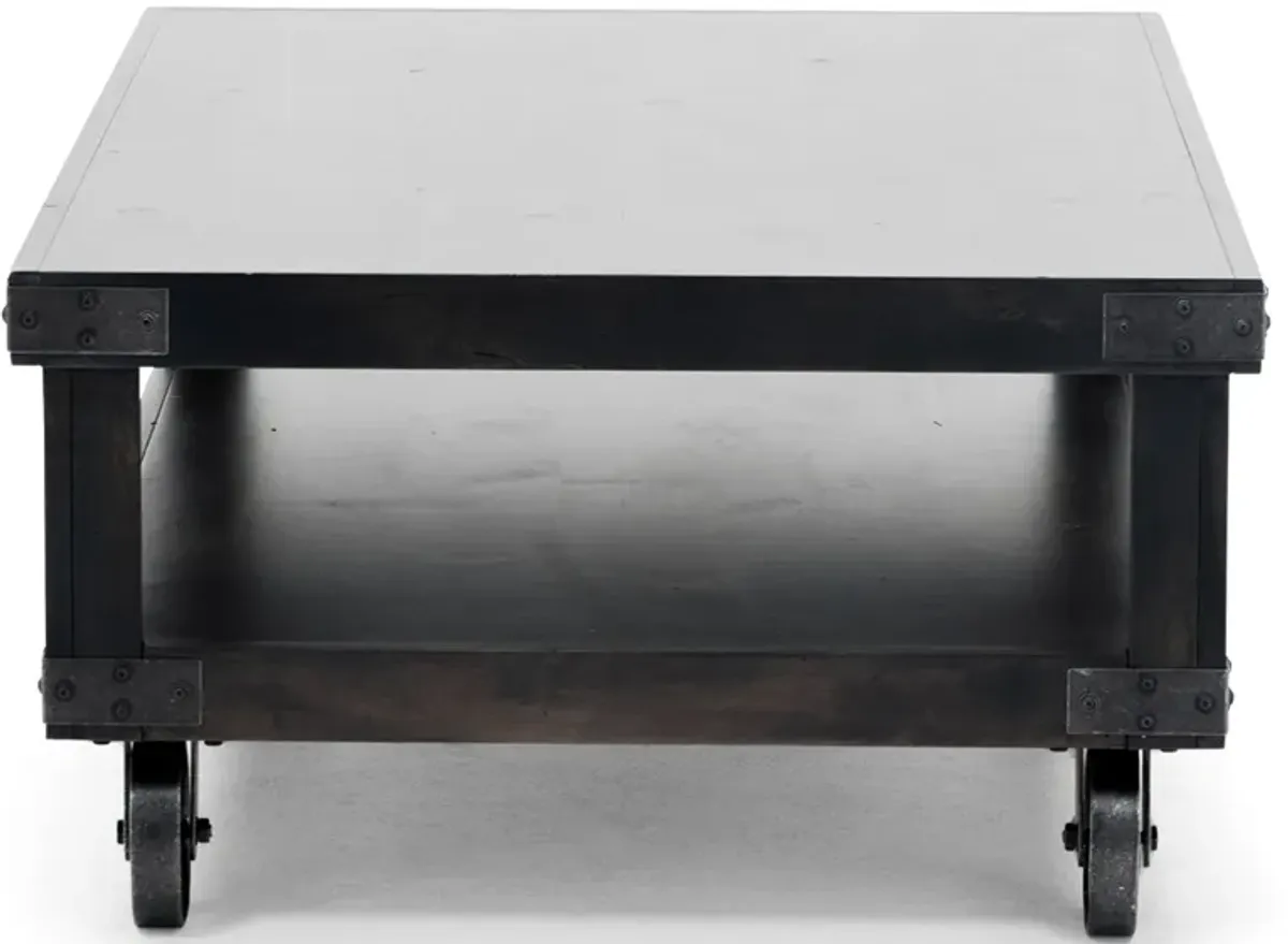 Industrial Ghost Black Cocktail Table