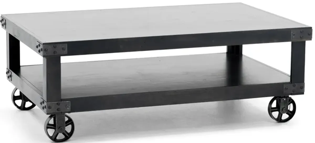 Industrial Ghost Black Cocktail Table