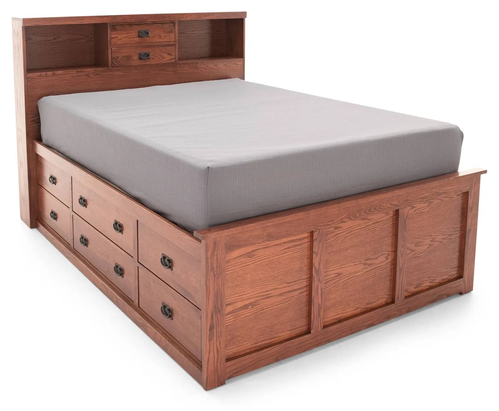 Witmer American Mission #80 Queen Bookcase Storage Bed