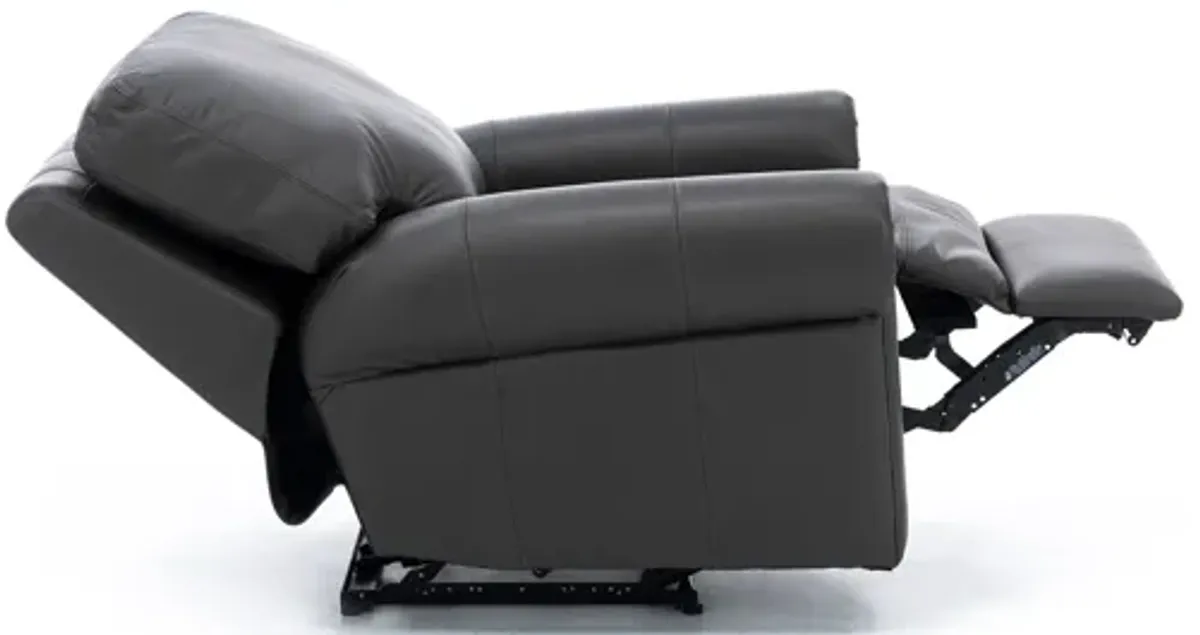 Design and Recline Fairfax Leather Power Recliner