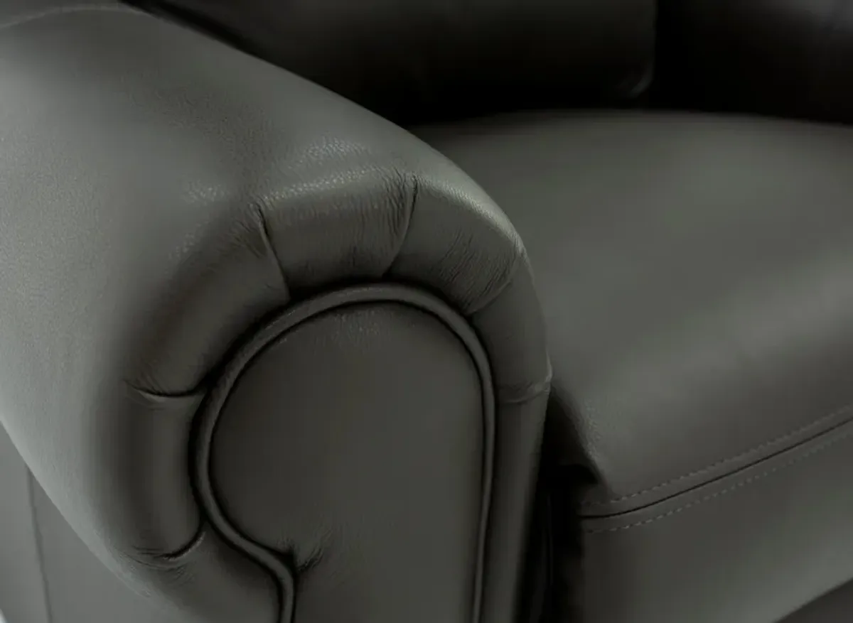 Design and Recline Fairfax Leather Power Recliner