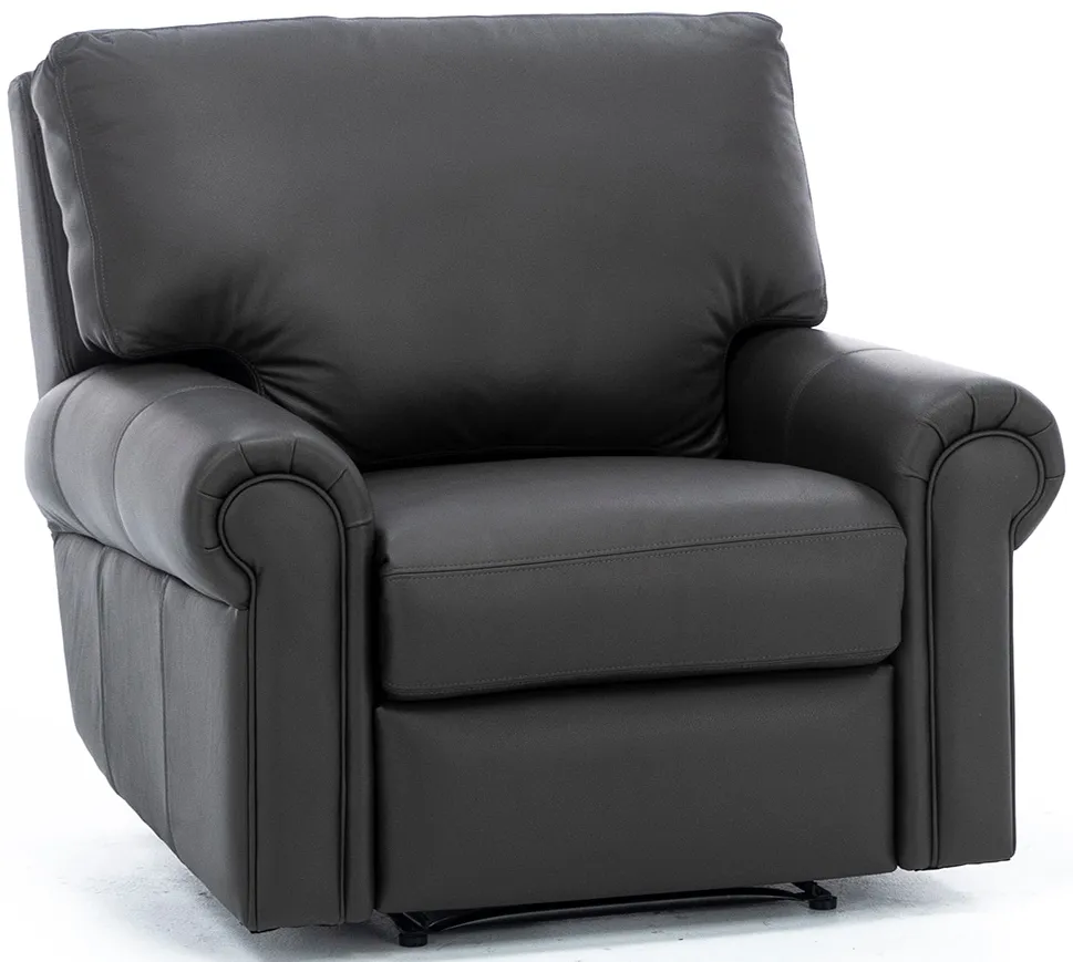 Design and Recline Fairfax Leather Power Recliner