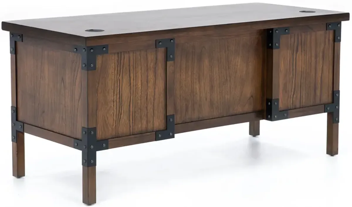 Auburn Half Pedestal Desk