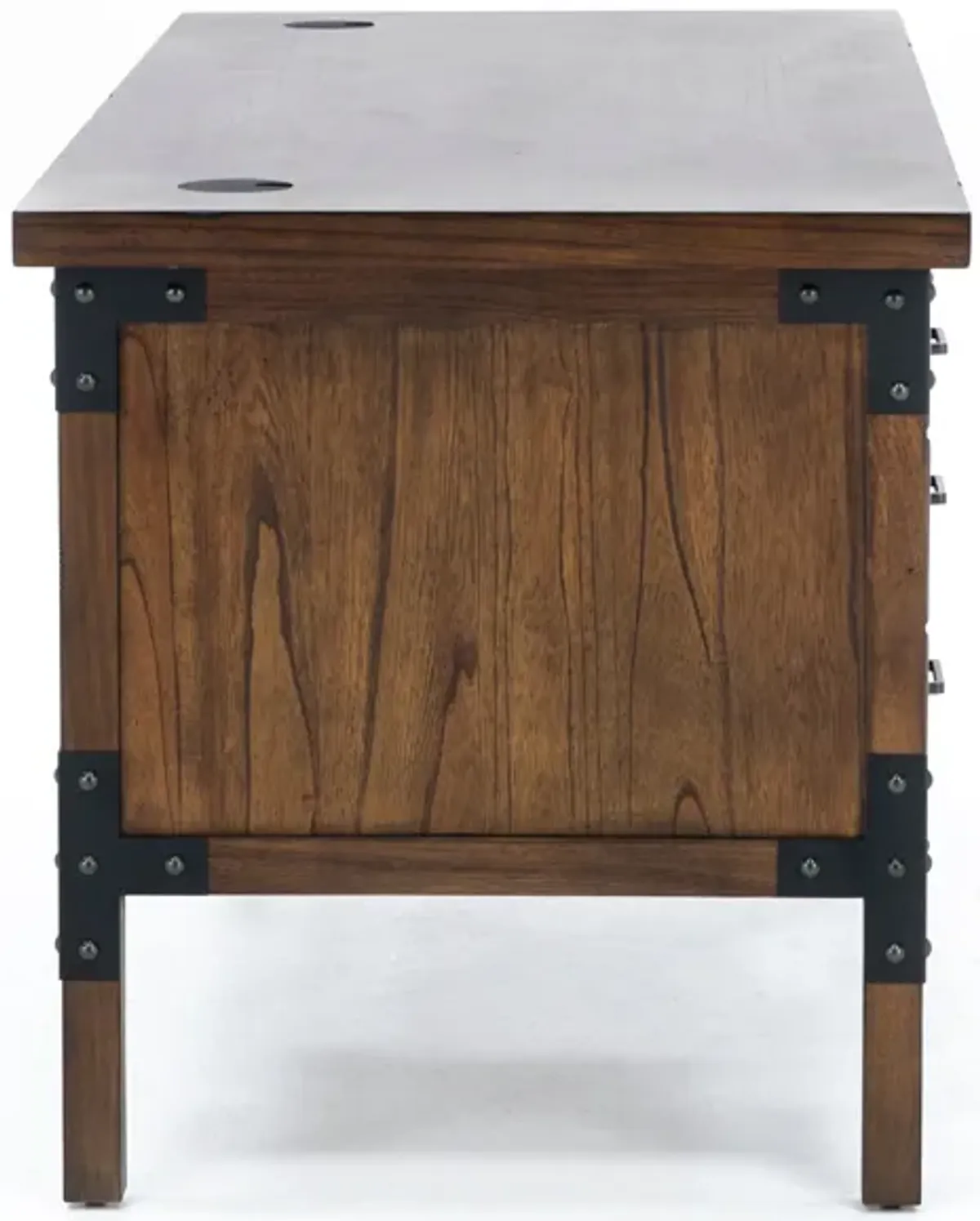 Auburn Half Pedestal Desk