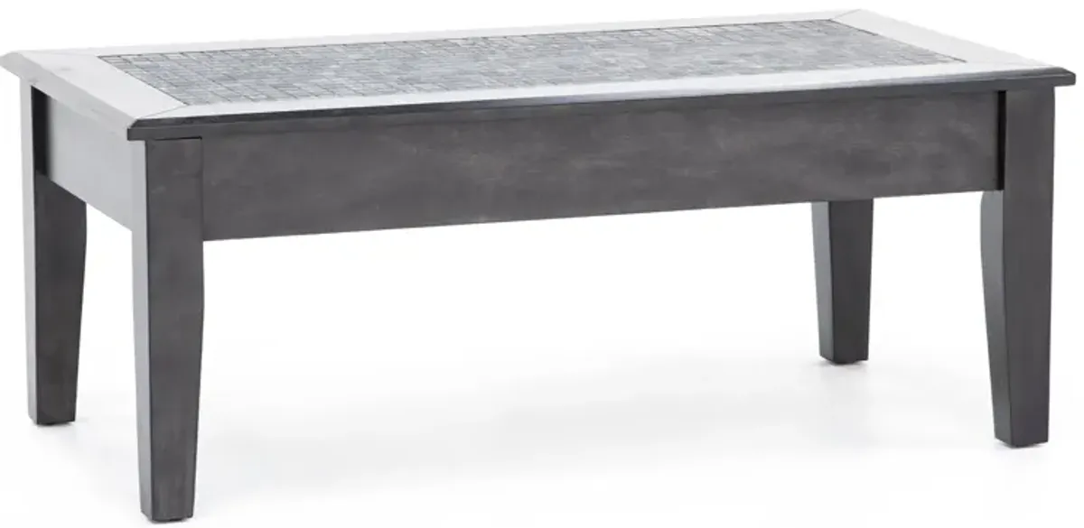 Grey Mosaic Cocktail Table