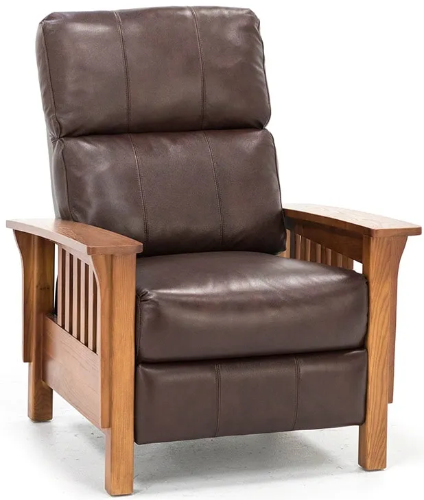 Direct Designs® Colton Leather Push Back High Leg Recliner