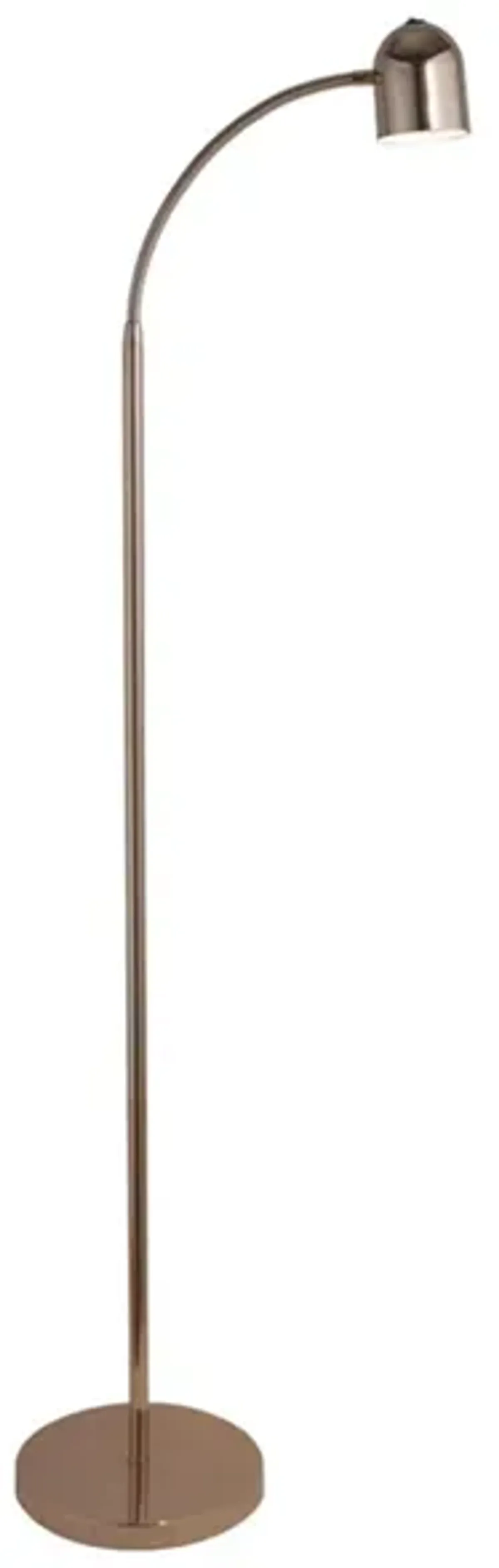 Rose Gold LED Floor Lamp 51"H